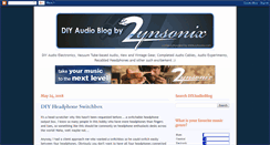 Desktop Screenshot of diyaudioblog.com